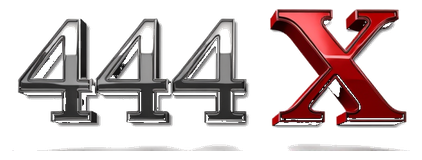 444 x logo